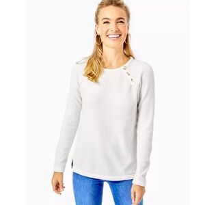 NWT Lilly Pulitzer Pippin Sweater Coconut XL - So Soft!